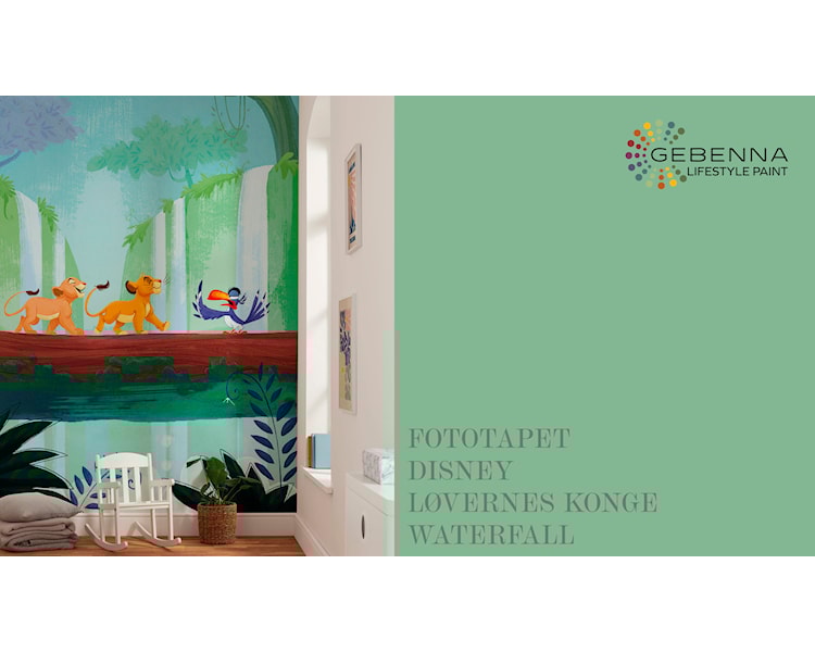 Fototapet Disney Køvernes Konge Classic Waterfall
